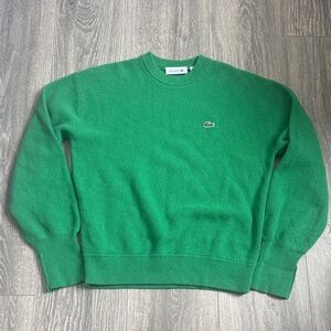 Lacoste women Vibrant Green Crewneck Sweater